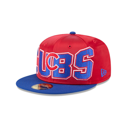 Chicago Cubs Hand Stitched Floral 59FIFTY Fitted Hat