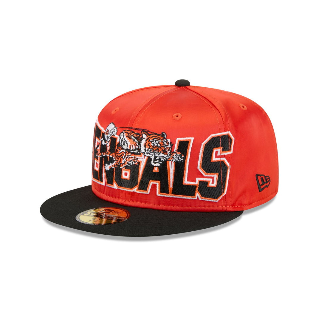 Cincinnati Bengals Black & White 59FIFTY Fitted Hat