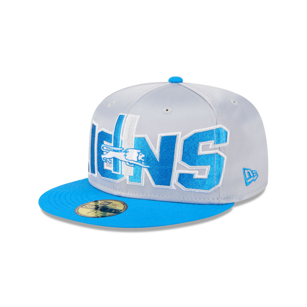 Detroit Lions Team Classic Blue 39THIRTY Stretch Fit Hat