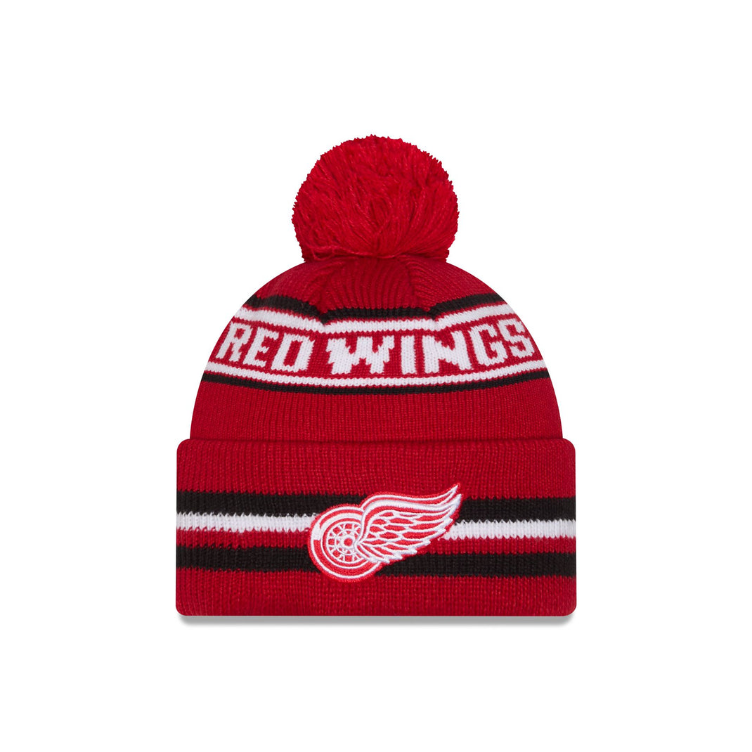 Detroit Red Wings Retro Pom Knit Hat