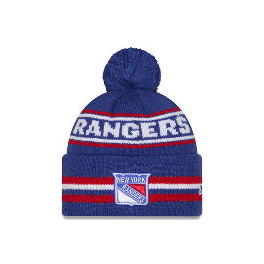 New York Rangers Retro Pom Knit Hat