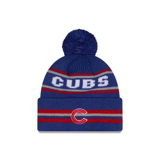 Chicago Cubs City Connect Pom Knit Hat