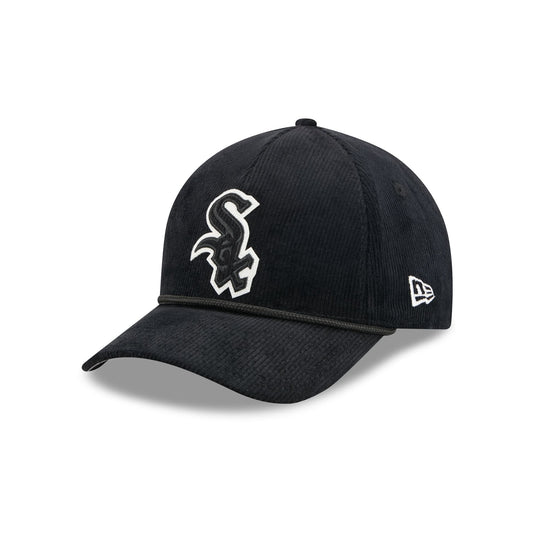 Chicago White Sox Pinstripe Linen 9FORTY M-Crown A-Frame Snapback Hat