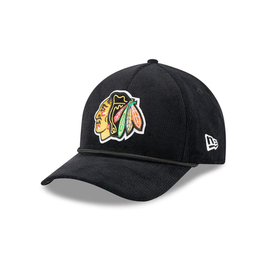 Chicago Blackhawks Linen 9FORTY M-Crown Snapback Hat