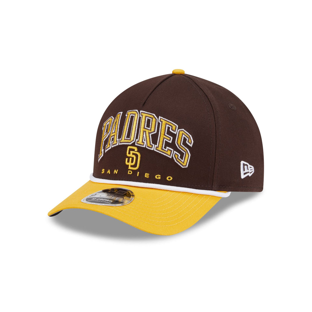 San Diego Padres Pinstripe Linen 9FORTY M-Crown A-Frame Snapback Hat