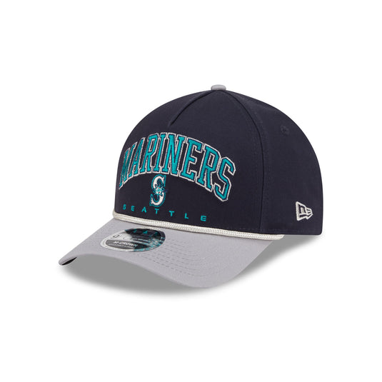 Seattle Mariners Linen 9FORTY M-Crown Snapback Hat