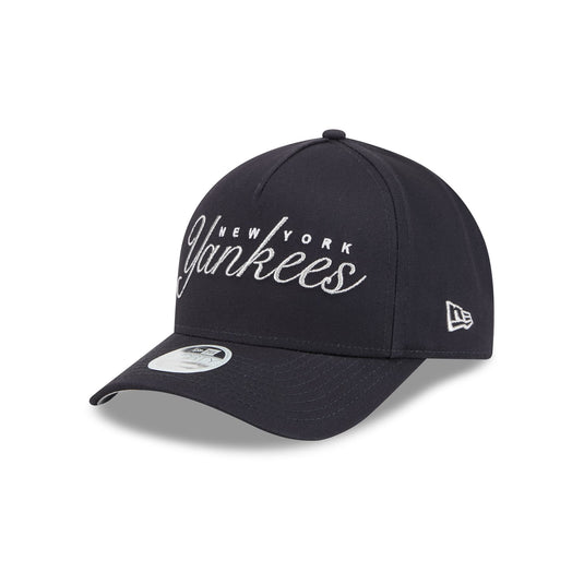 New York Yankees Pinstripe Linen 9FORTY M-Crown A-Frame Snapback Hat