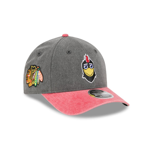 Chicago Blackhawks Linen 9FORTY M-Crown Snapback Hat