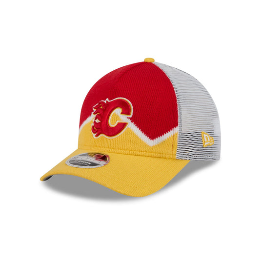 Calgary Flames 9FORTY A-Frame Trucker Hat