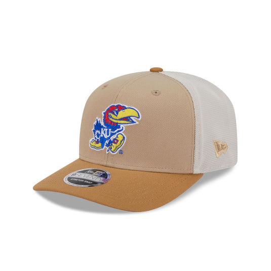 Kansas Jayhawks Chrome 39THIRTY Stretch Fit Hat
