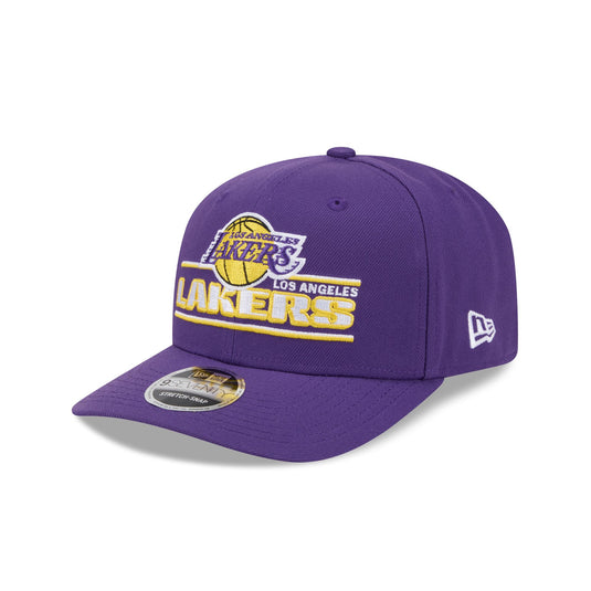 Los Angeles Lakers Gray 9FORTY Stretch-Snap Hat