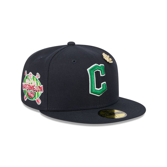 Cleveland Guardians Blackout Basic 59FIFTY Fitted Hat