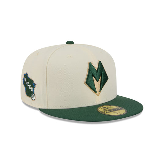 Milwaukee Bucks 2025 Statement Edition 59FIFTY Fitted Hat