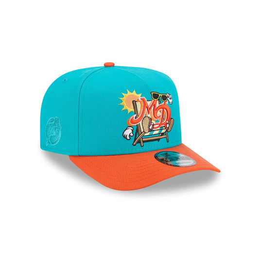 Texas Rangers Mini Mascot 9FORTY A-Frame Snapback Hat