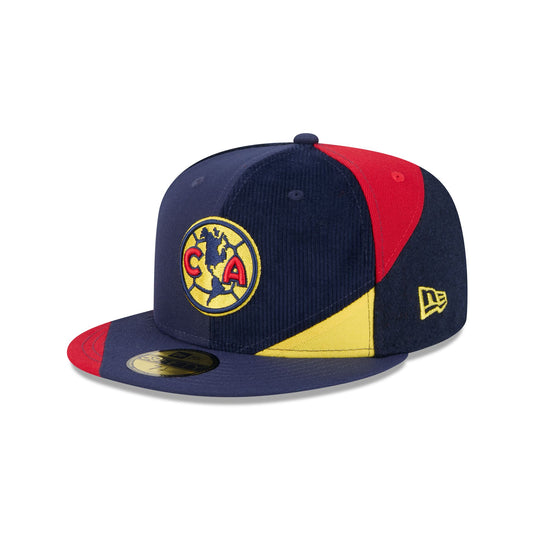 Club America Cyber Yellow 39THIRTY Stretch Fit Hat