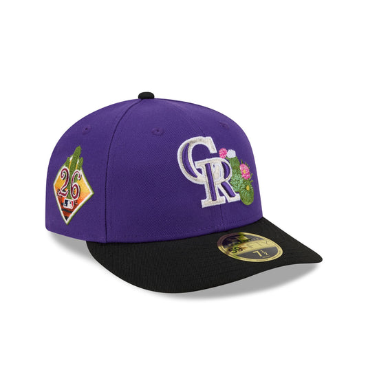 Colorado Rockies Authentic Collection Low Profile 59FIFTY Fitted Hat