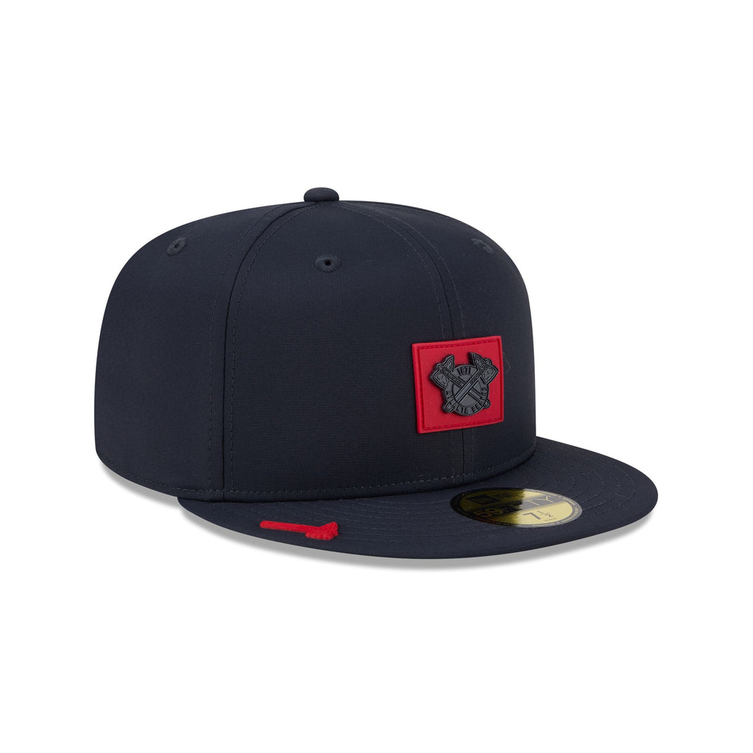 Morehouse Tigers Stripes 59FIFTY Fitted Hat