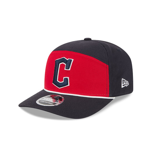 Cleveland Guardians Home Authentic Collection 9SEVENTY Stretch-Snap Hat