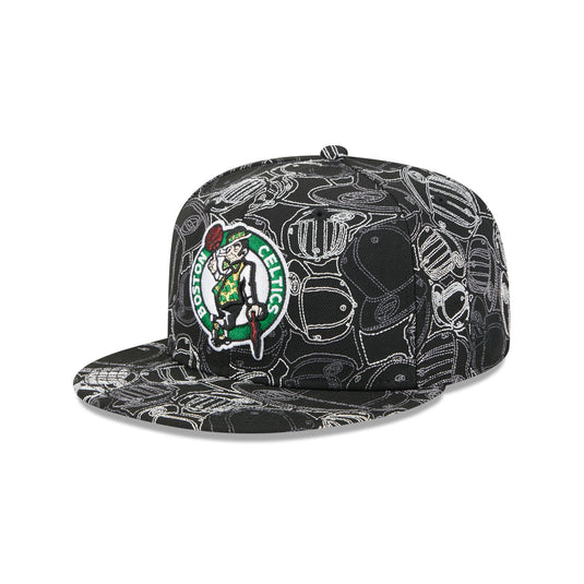 New England Patriots Black On Black 59FIFTY Fitted Hat
