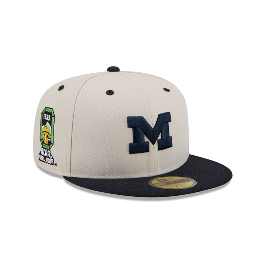 Michigan Wolverines Camel 59FIFTY Fitted Hat