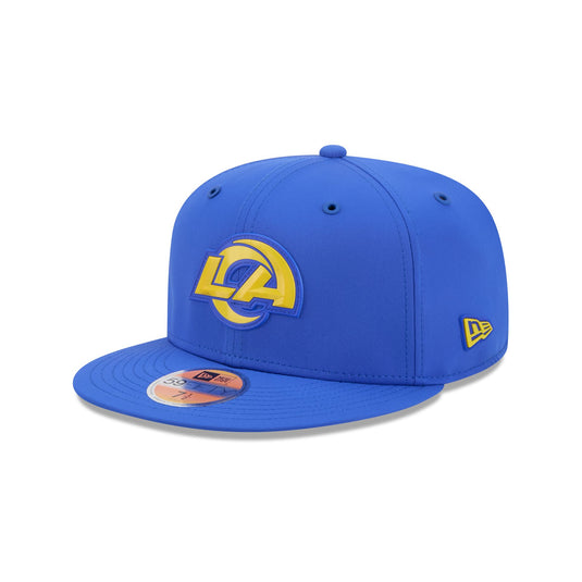 Los Angeles Rams Black and White 59FIFTY Fitted Hat