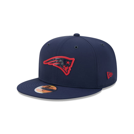 New England Patriots Black On Black 59FIFTY Fitted Hat