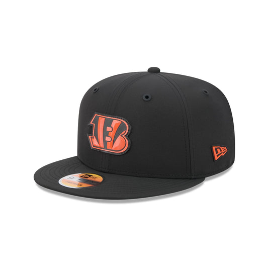 Cincinnati Bengals Basic Black On Black 9FIFTY Snapback Hat