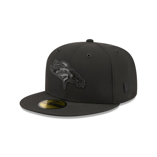 Denver Broncos Black On Black 59FIFTY Fitted Hat