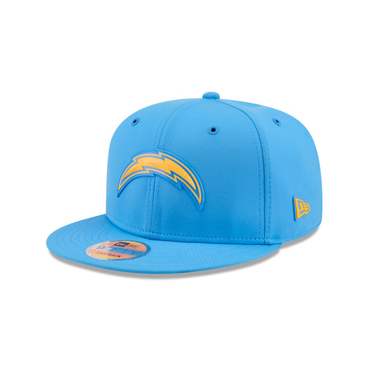 Los Angeles Chargers Black and White 9FIFTY Snapback Hat