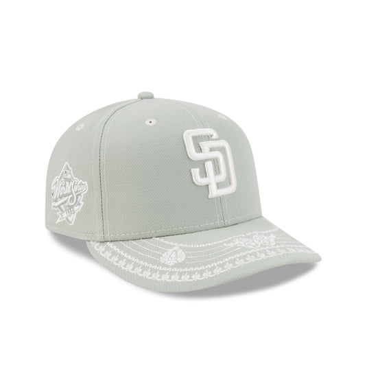 San Diego Padres Hand Stitched Chambray Low Profile 59FIFTY Fitted Hat