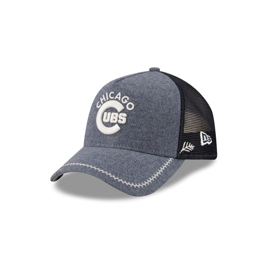 Chicago Cubs Gray 9FORTY Stretch-Snap Hat