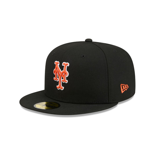 New York Mets Authentic Collection Alt Black 59FIFTY Fitted Hat