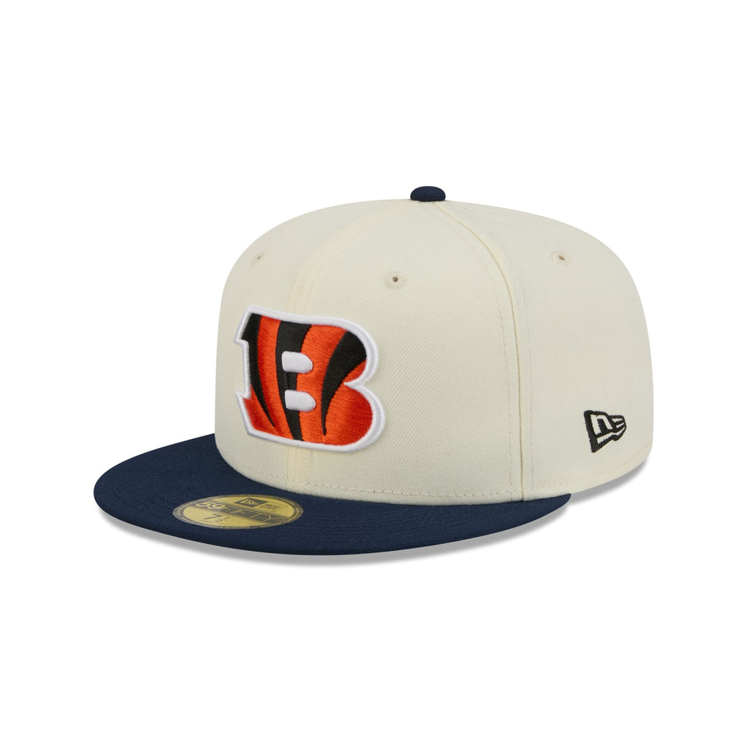 Cincinnati Bengals Black & White 59FIFTY Fitted Hat