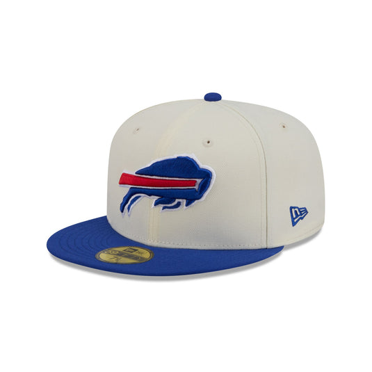 Buffalo Bills Black & White 59FIFTY Fitted Hat