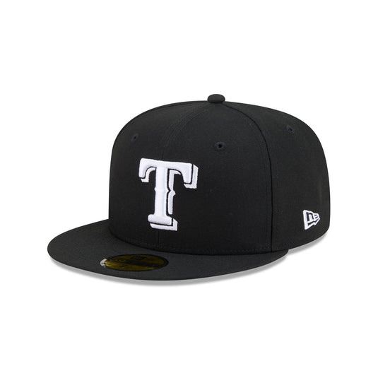 Tennessee Titans Black & White 59FIFTY Fitted Hat