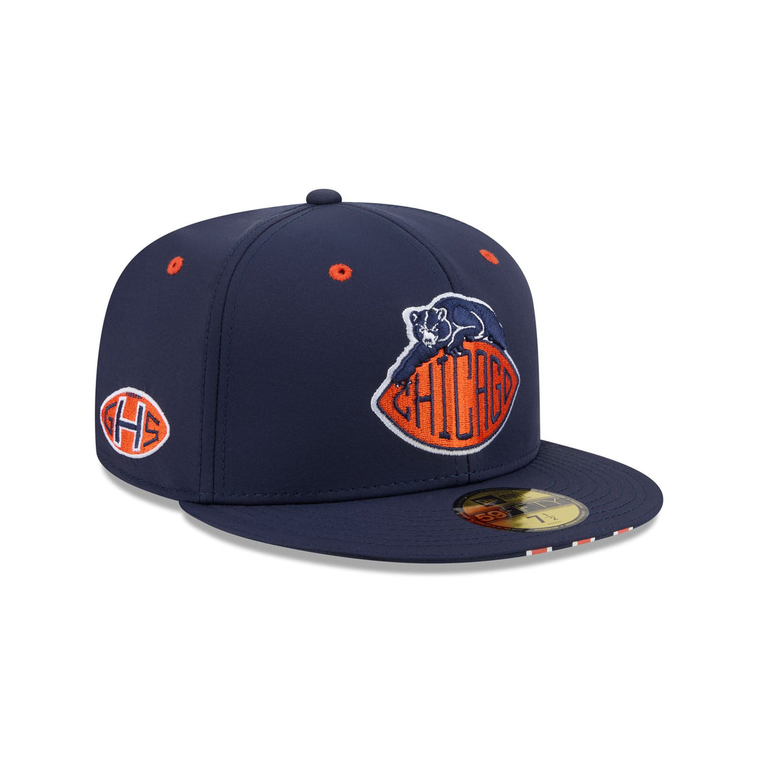 Chicago Bears Navy 59FIFTY Fitted Hat
