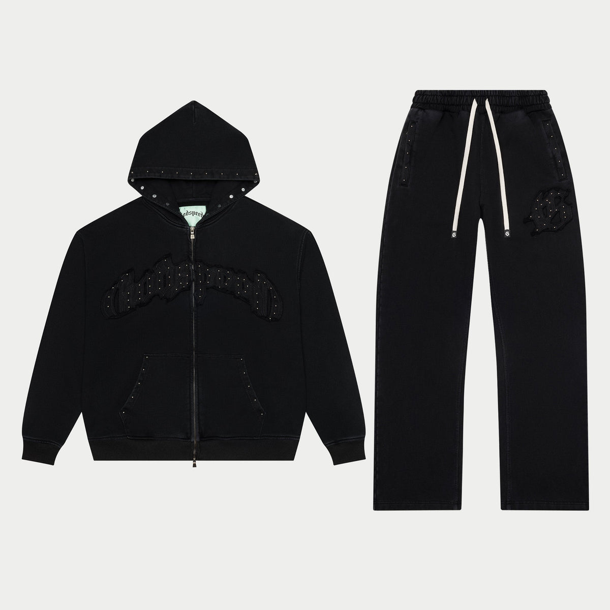 Symmetric Studded Set (Black)