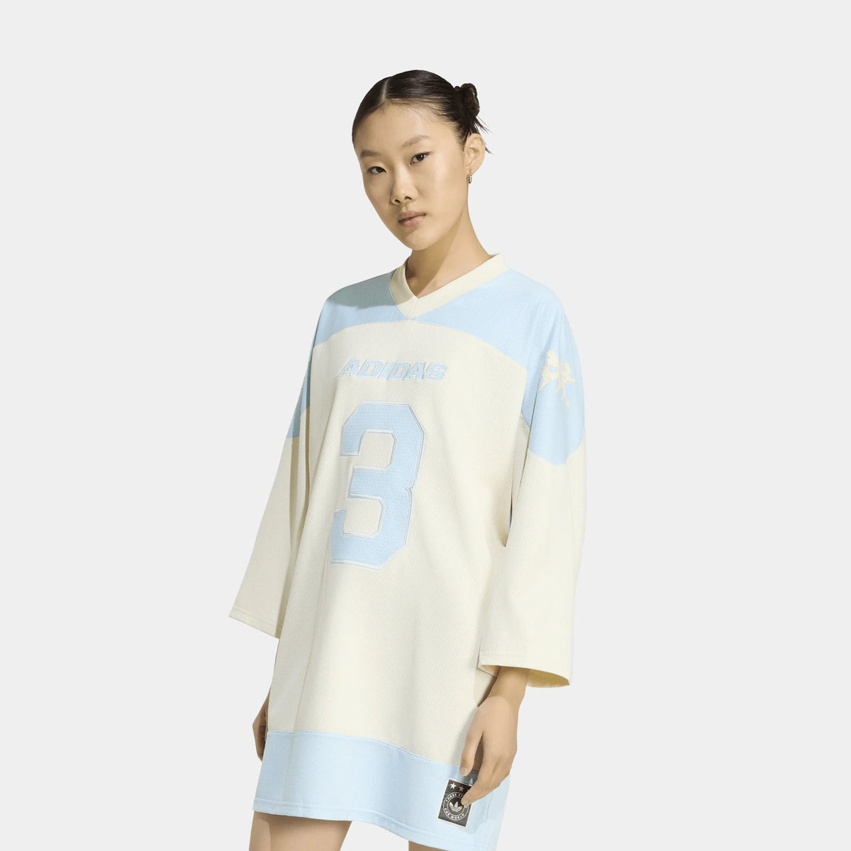Originals Hockey Jersey Womens Dress (Ice Blue)