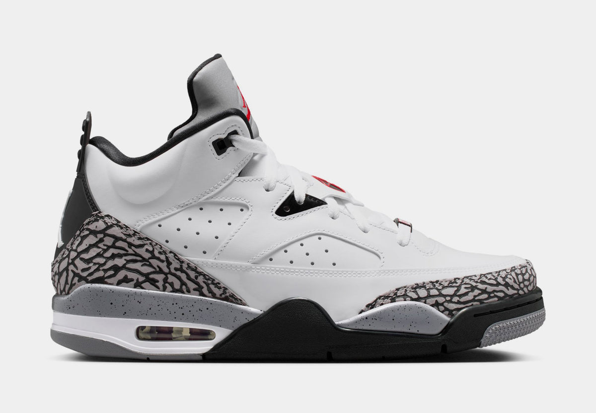 Son of Mars Low Mens Lifestyle Shoes (White/Black/Cement Grey/Gym Red)