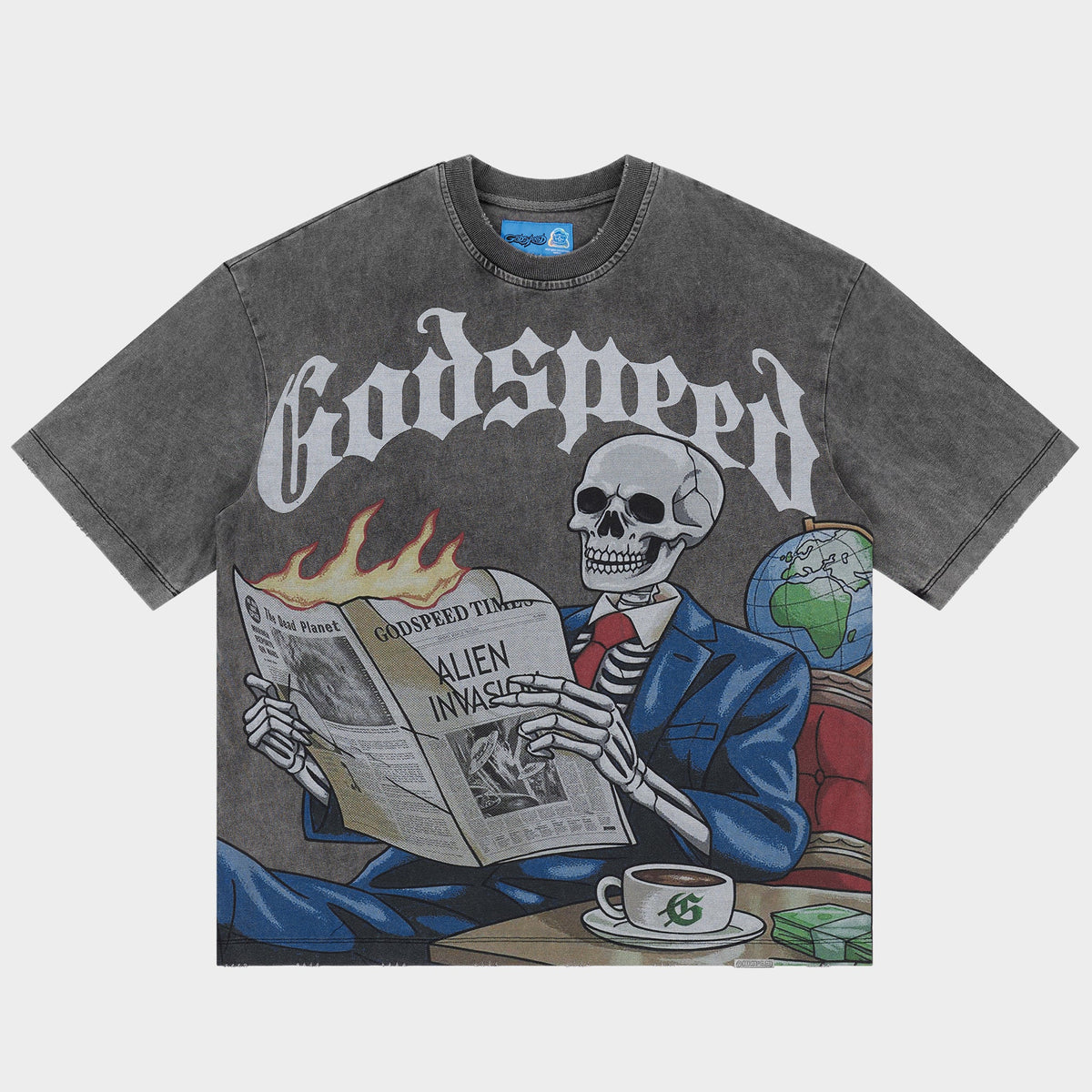 GS Times T-shirt NG (Grey Wash)