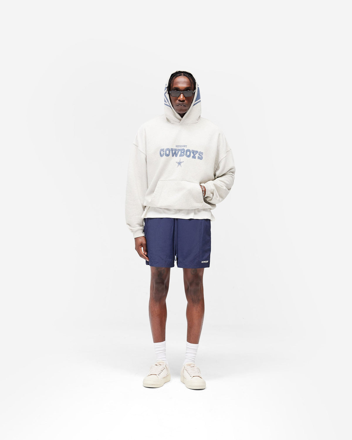 Dallas Cowboys x Represent Hoodie - Cream Marl