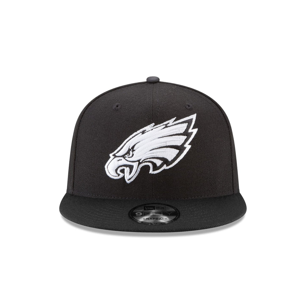 Philadelphia Eagles Basic Black and White 9FIFTY Snapback Hat
