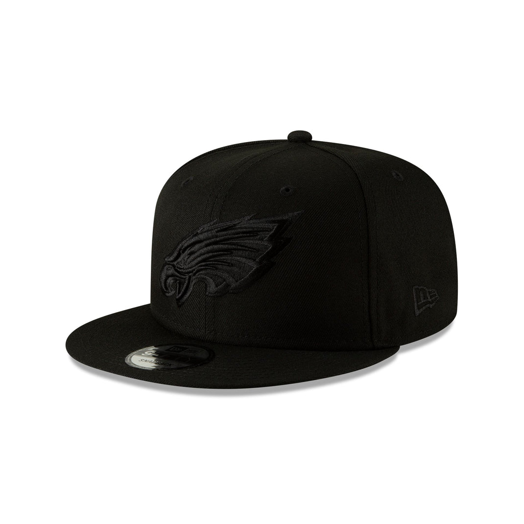 Philadelphia Eagles Basic Black and White 9FIFTY Snapback Hat