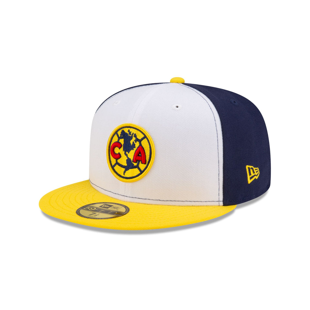 Club America Cyber Yellow 39THIRTY Stretch Fit Hat