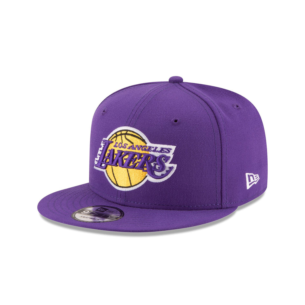 Los Angeles Lakers Basic Black 9FIFTY Snapback Hat