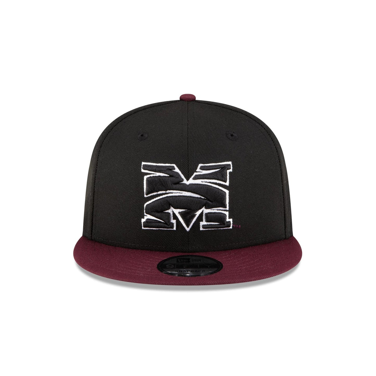 Morehouse Tigers Black Maroon 9FIFTY Snapback Hat
