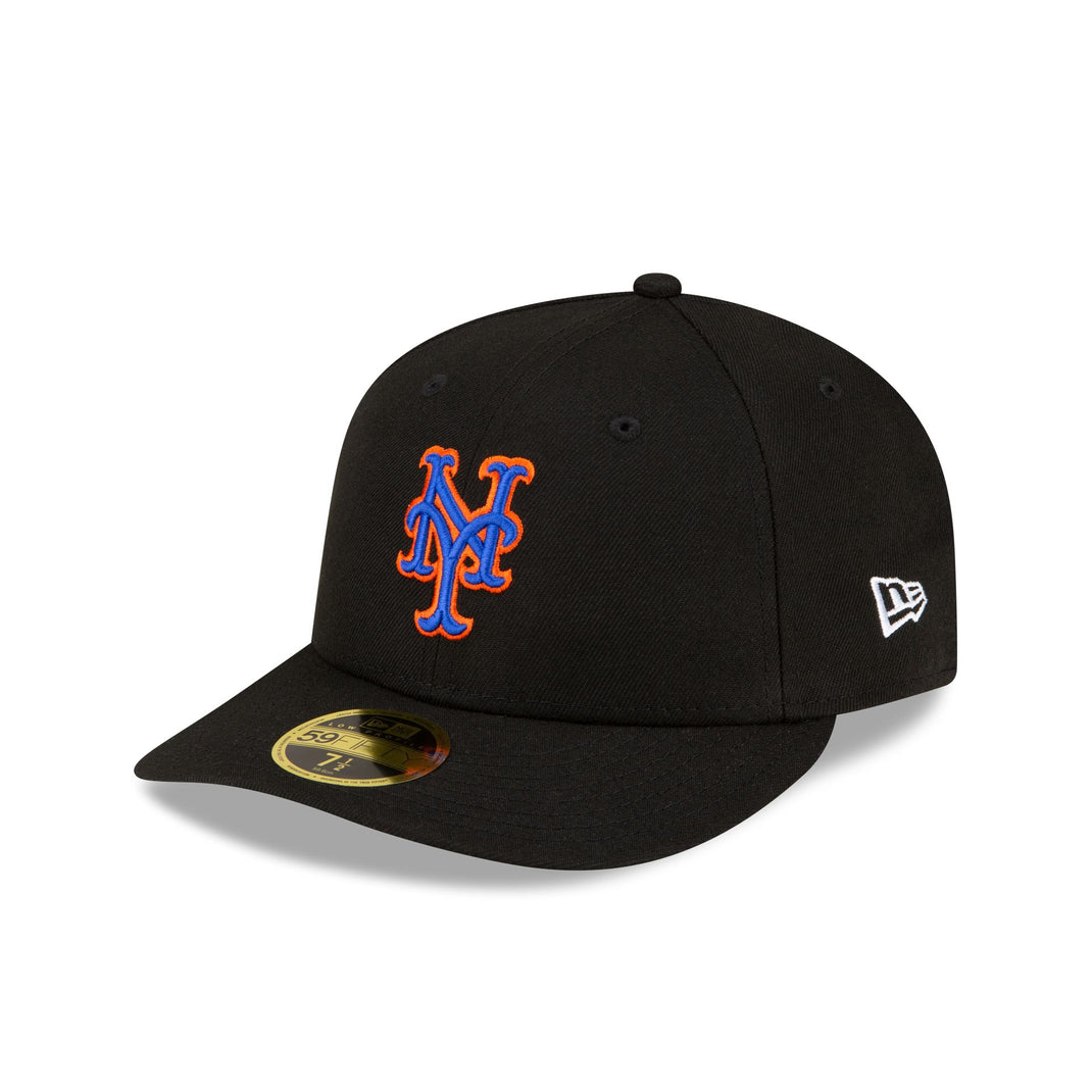 New York Mets Authentic Collection Alt Black 59FIFTY Fitted Hat