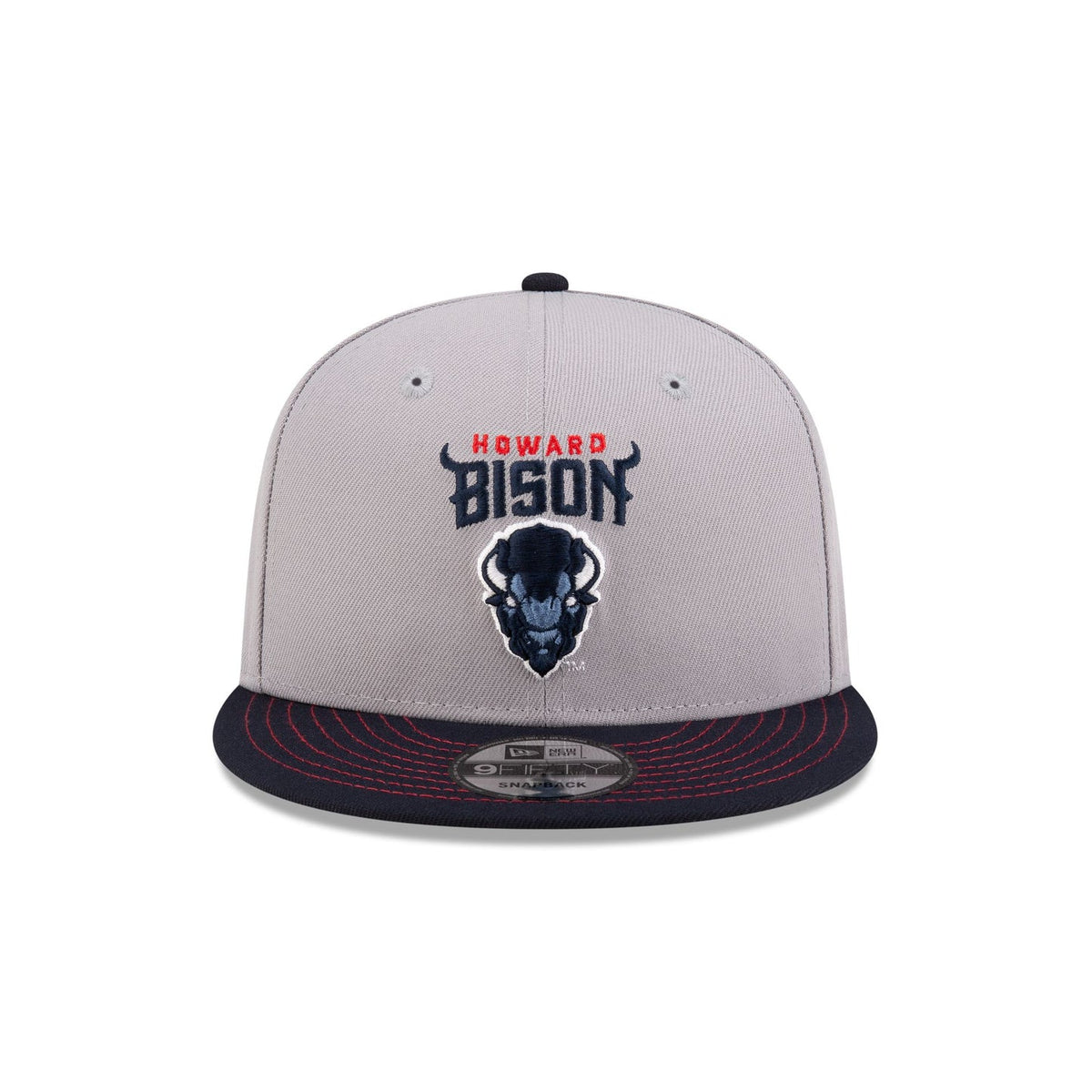 Howard Bison Gray 9FIFTY Snapback Hat