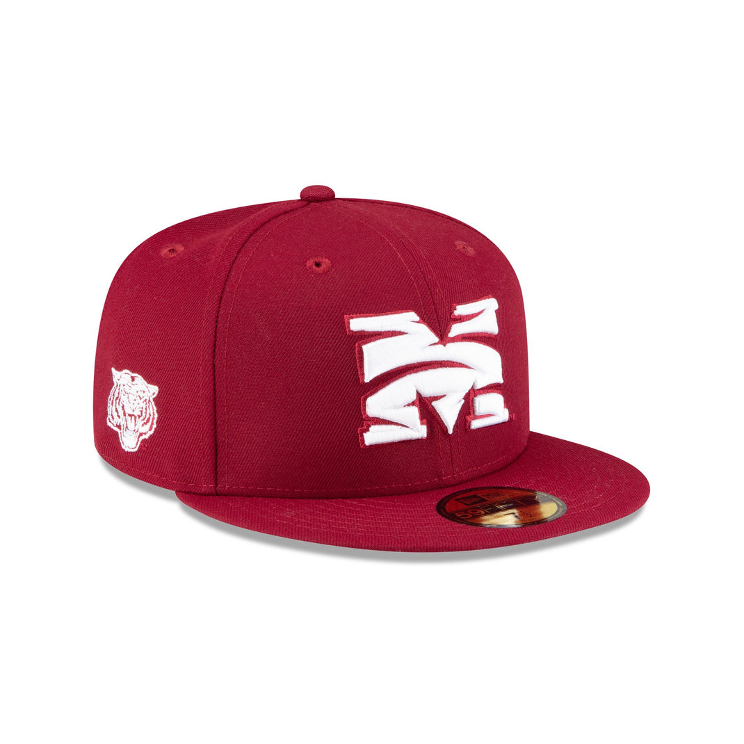 Morehouse Tigers Black Maroon 9FIFTY Snapback Hat
