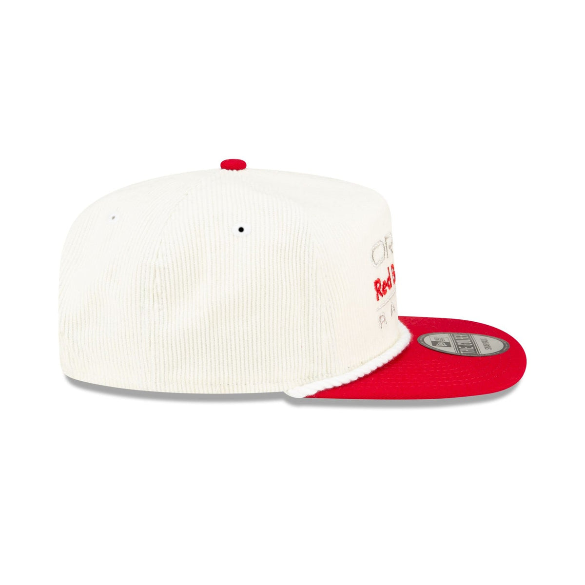 Oracle Red Bull Racing Essential White Corduroy Golfer Hat
